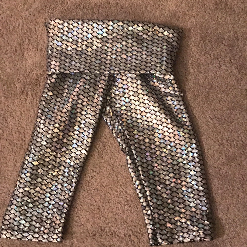 Emily Hsu girls mermaid legging capris
